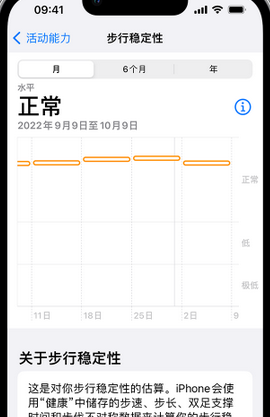 靖边iPhone手机维修如何在iPhone开启'步行稳定性通知'